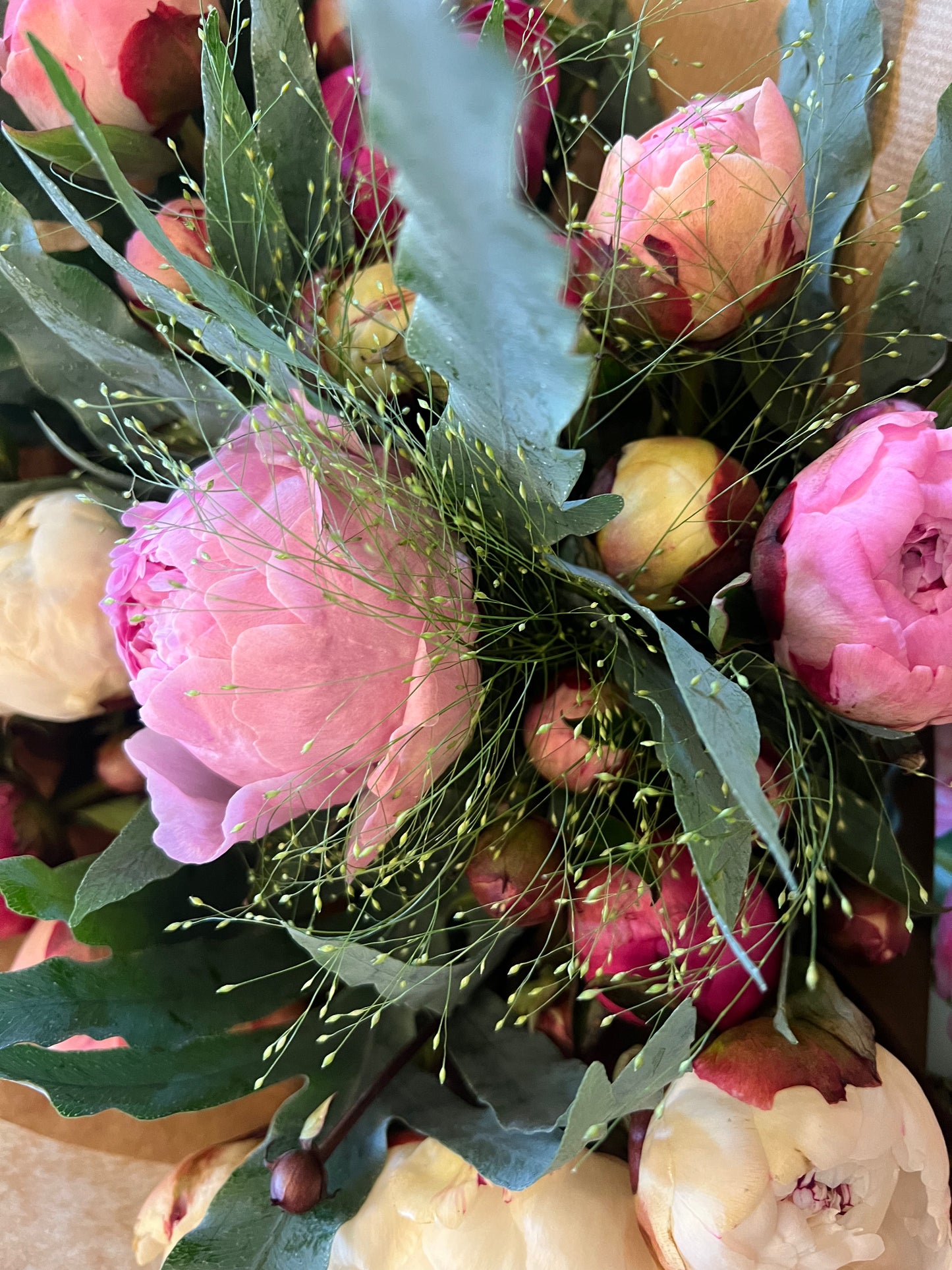 Peony bouquet