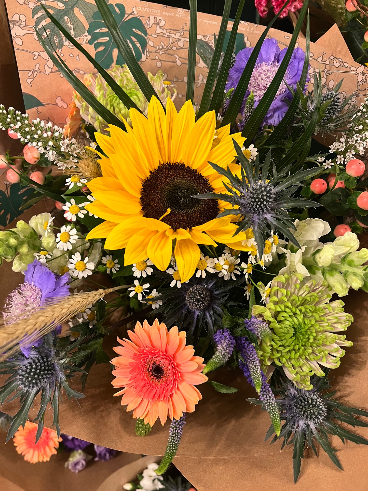 Seasonal mixed bouquet