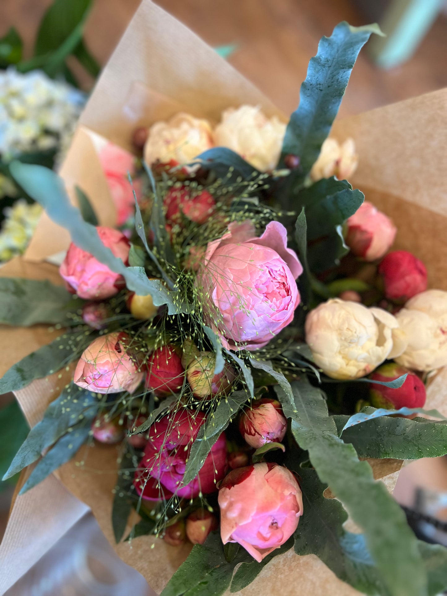Peony bouquet
